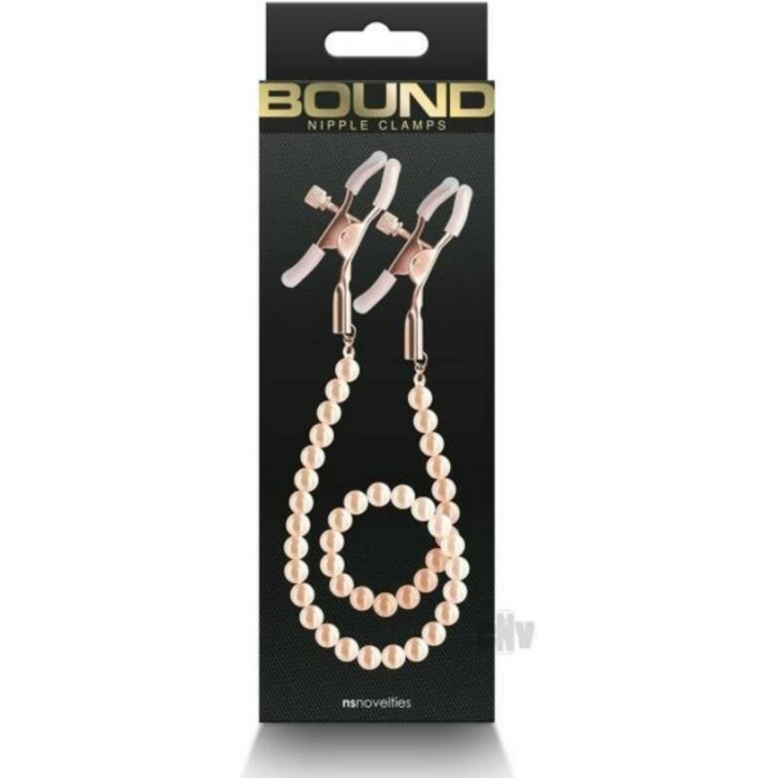 Bound Nipple Clamps Dc1 Rose Gold - Image 1