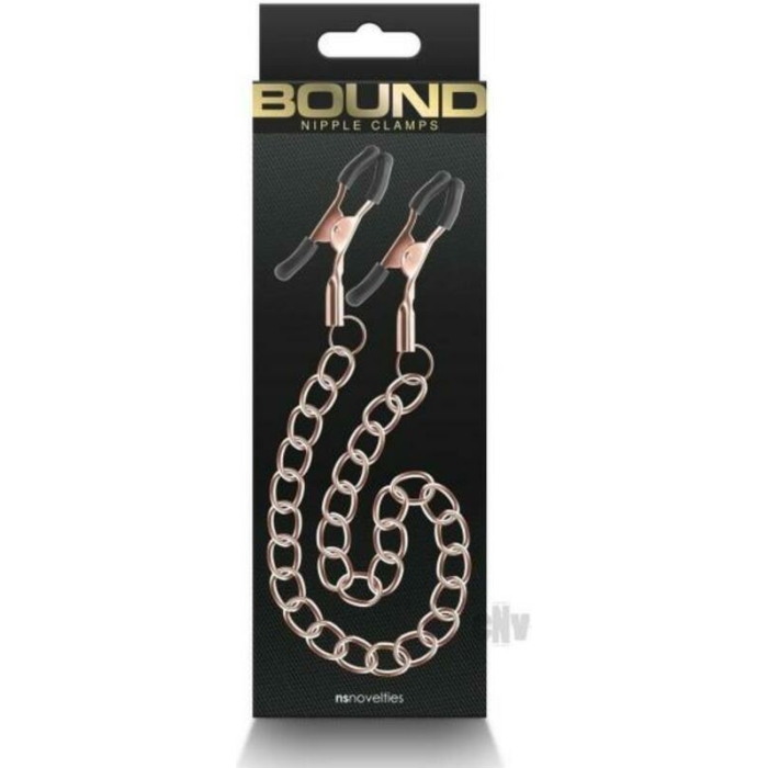 Bound Nipple Clamps Dc2 Rose Gold - Image 1