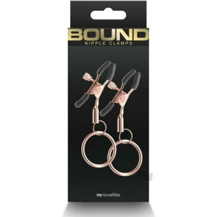 Bound Nipple Clamps C2 Rose Gold - Image 1