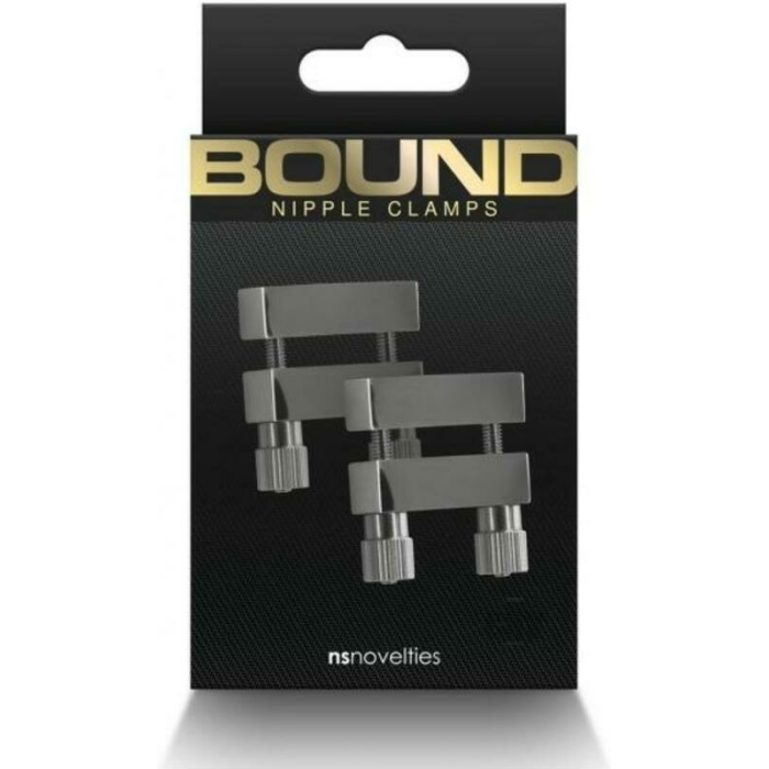 Bound Nipple Clamps V1 Gunmetal - Image 1