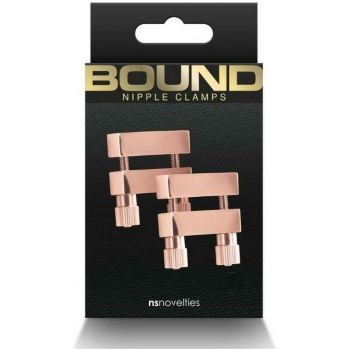 Bound Nipple Clamps V1 Rose Gold - Image 1