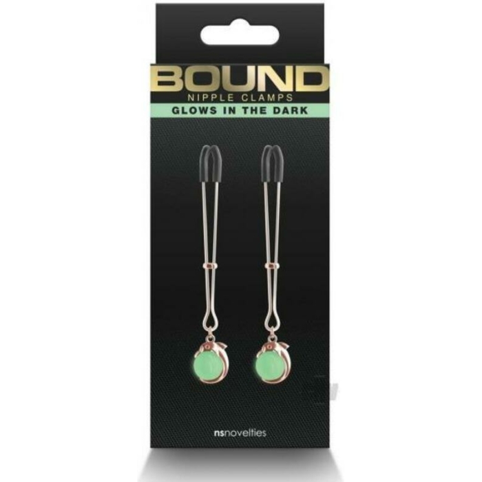 Bound Nipple Clamps G1 Rose Gold - Image 1
