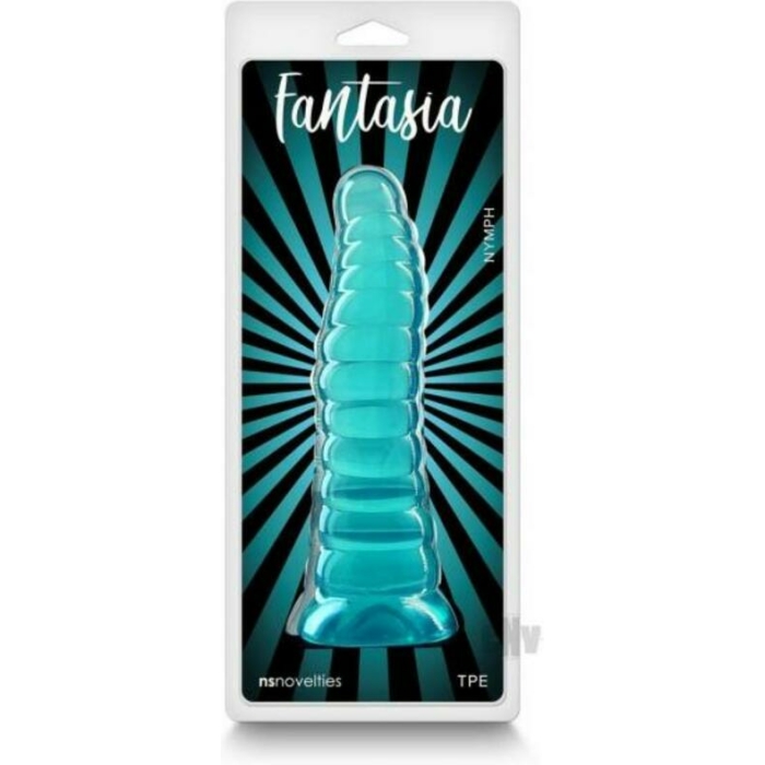 Fantasia Nymph Jelly Dildo Teal - Image 1