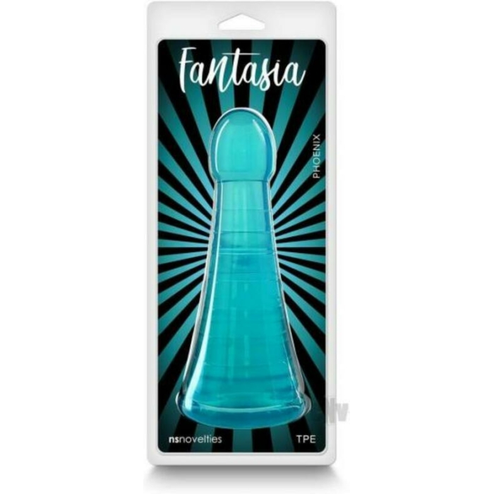 Fantasia Phoenix Jelly Dildo Teal - Image 1