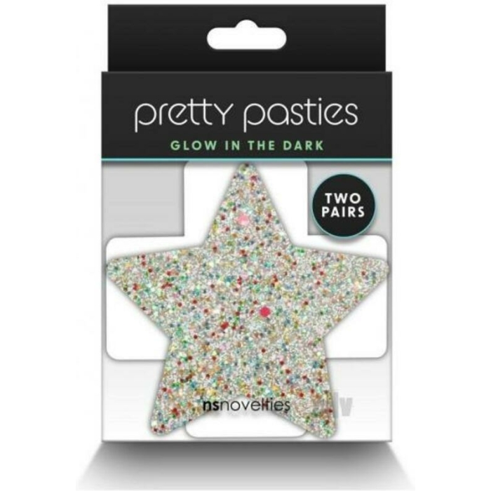 Pretty Pasties Star & Cross Glow 2 Pair - Image 1