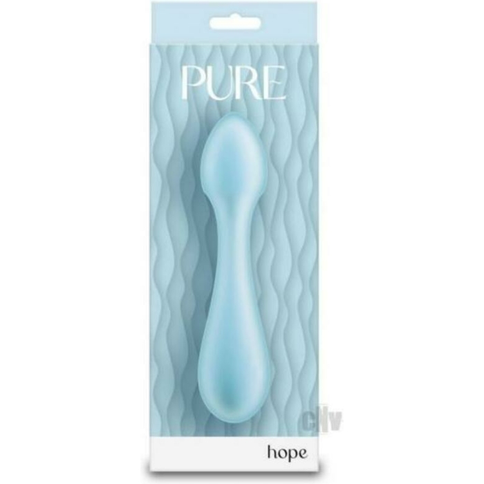 Pure Hope Vibrating Wand - Blue - Image 1