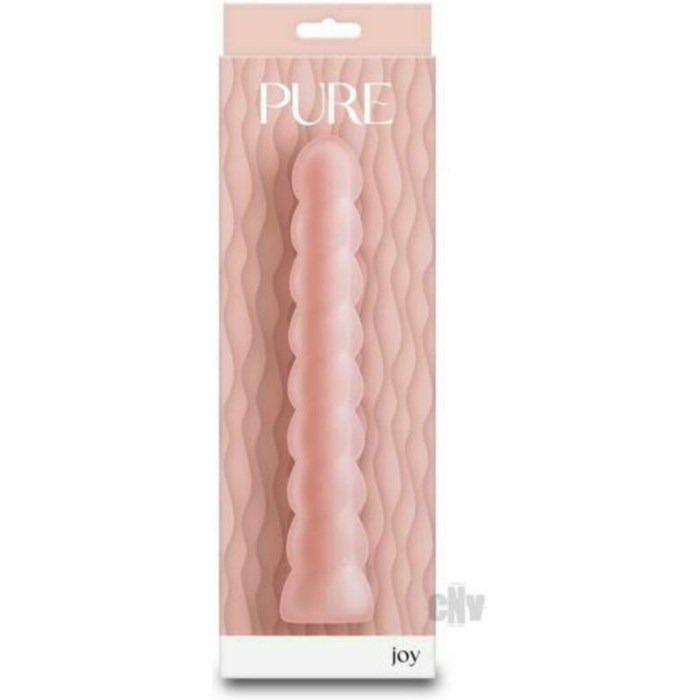 Pure Joy Textured Vibrator - Peach - Image 1