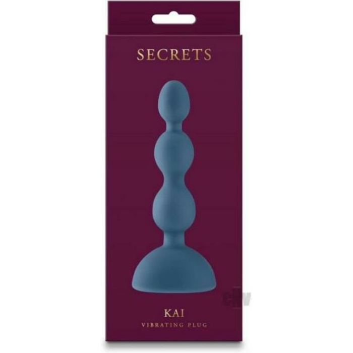 Secrets Kai Vibrating Anal Plug Dark Teal - Image 1