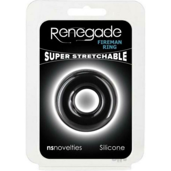 Renegade Fireman Ring Small Black - Image 1