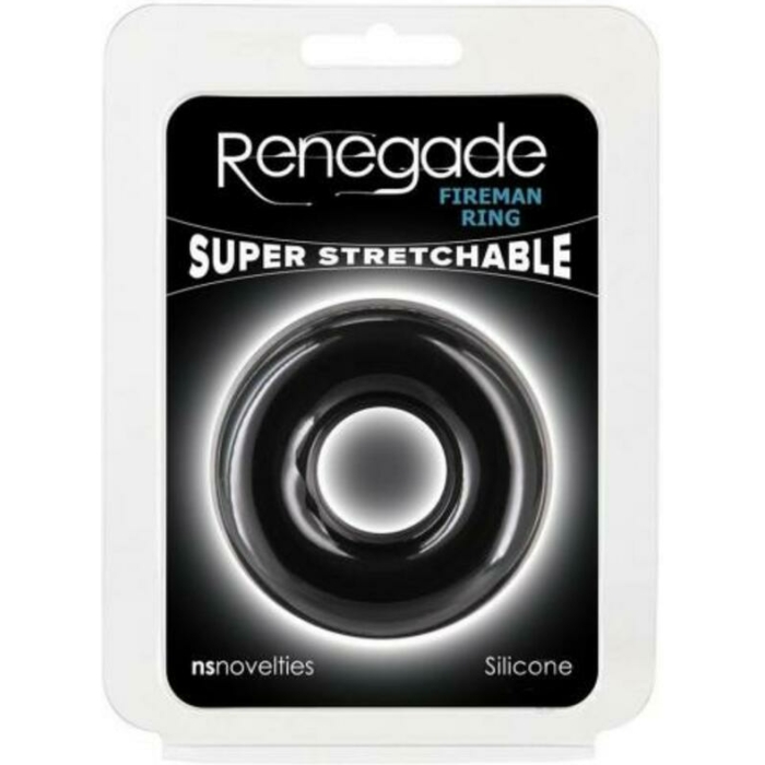 Renegade Fireman Ring Large Black - Image 1