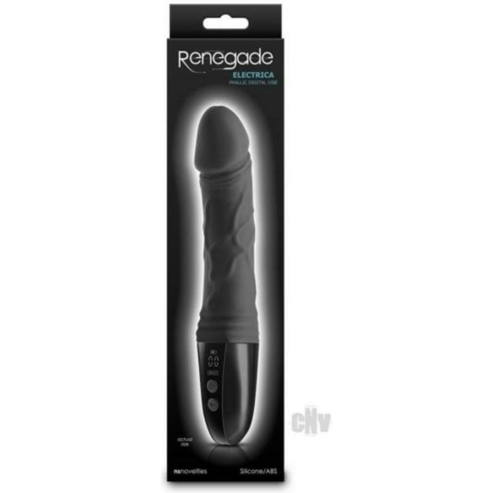 Renegade Electrica Phallic Digital Vibe Black - Image 1