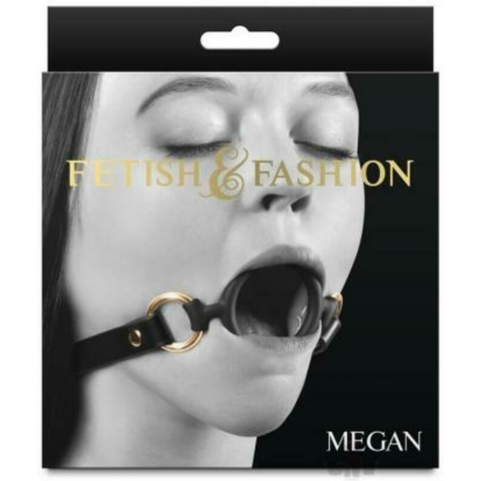 Fetish & Fashion Megan Ring Gag Black - Image 1
