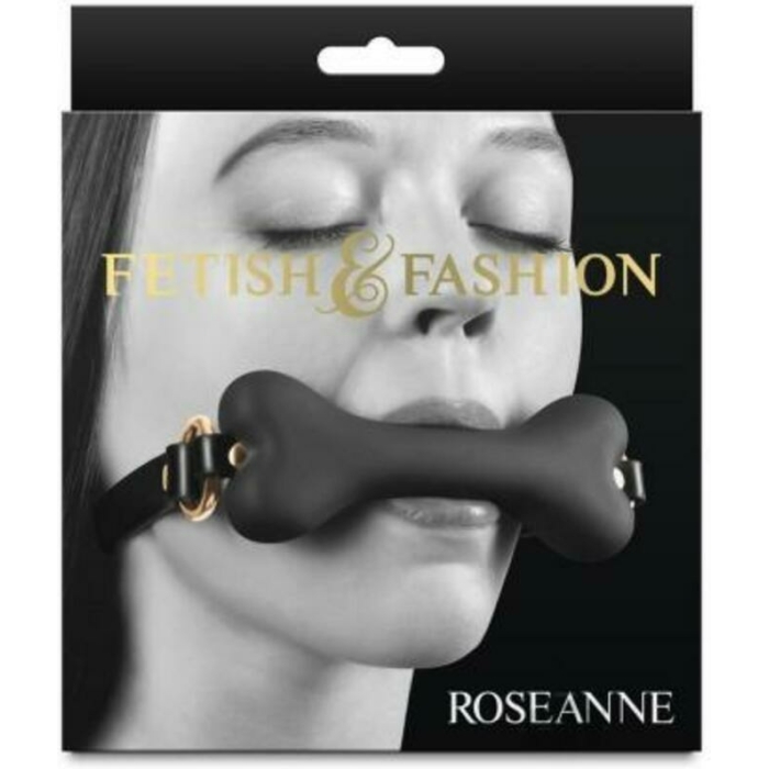 Fetish & Fashion Roseanne Bone Gag Black - Image 1