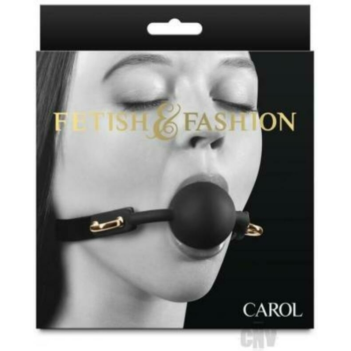 Fetish & Fashion Carol Ball Gag Black - Image 1