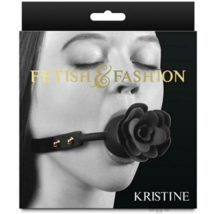 Fetish & Fashion Kristine Rose Gag Black - Image 1