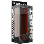 Shaft Model J Liquid Silicone Dong 7.5 In. Mahogany - Image 3