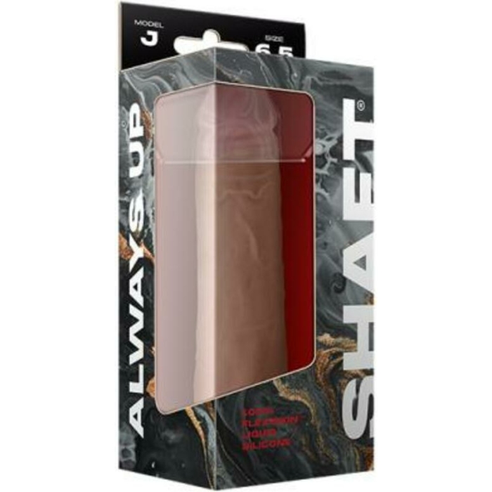 Shaft Model J Liquid Silicone Dong 6.5 In. Pine - Image 3