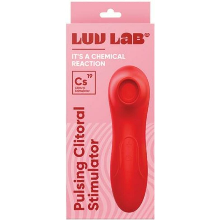 Luv Lab Cs19 Pulsing Clit Stimulator Silicone Red - Image 2