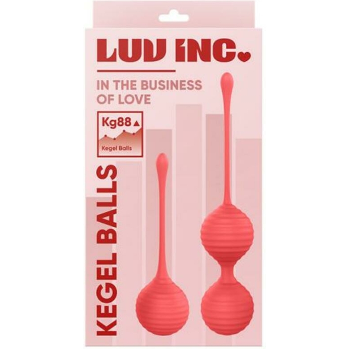 Luv Inc KG88 Kegel Balls Set Coral - Image 1