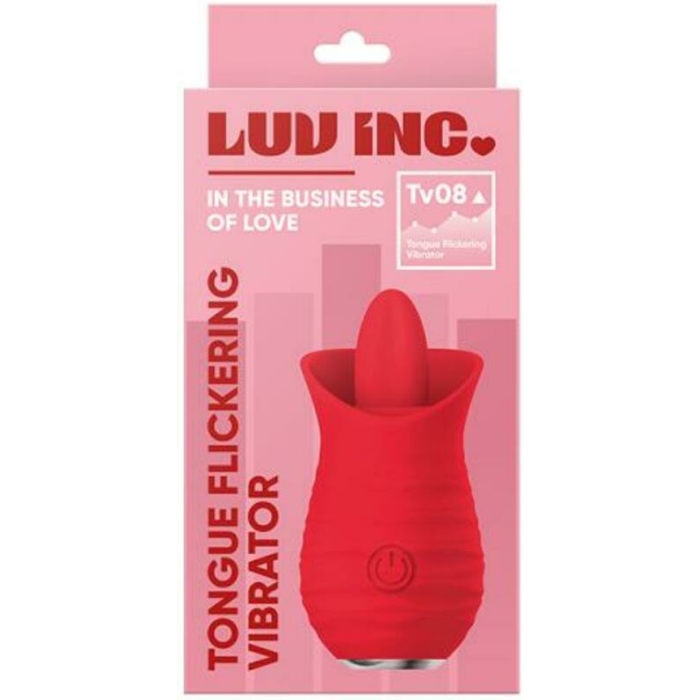 Luv Inc Tv08 Tongue Flickering Vibrator Red - Image 1