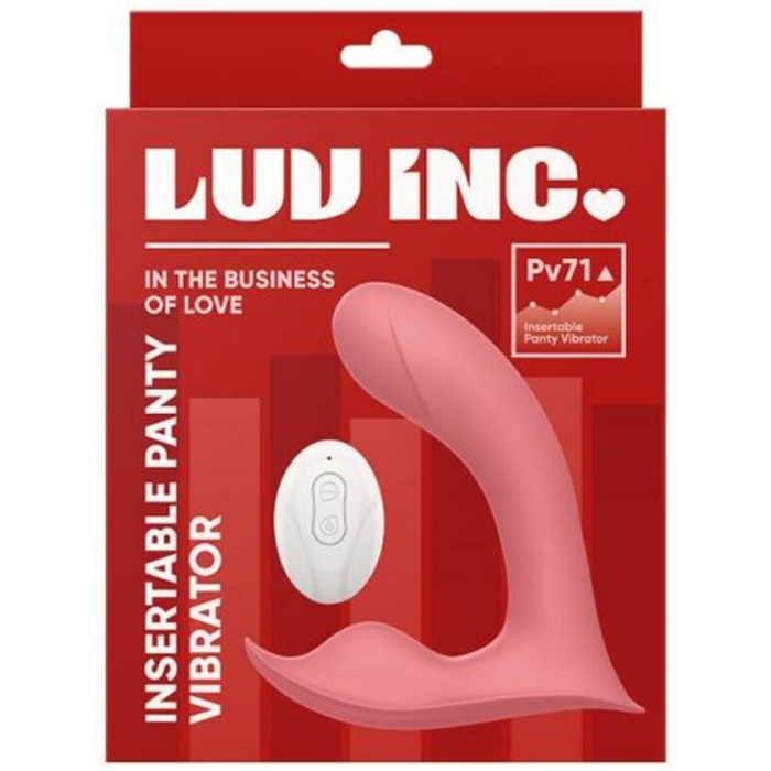 Luv Inc Pv71 Insertable Panty Vibrator Taupe - Image 1