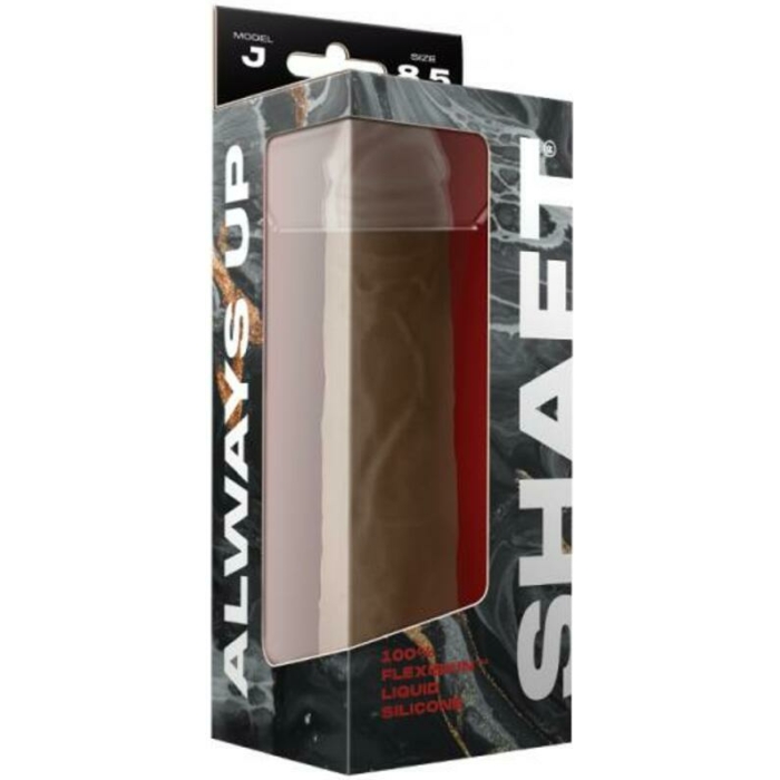 Shaft Model J Liquid Silicone Dong 8.5 In. Oak - Image 1