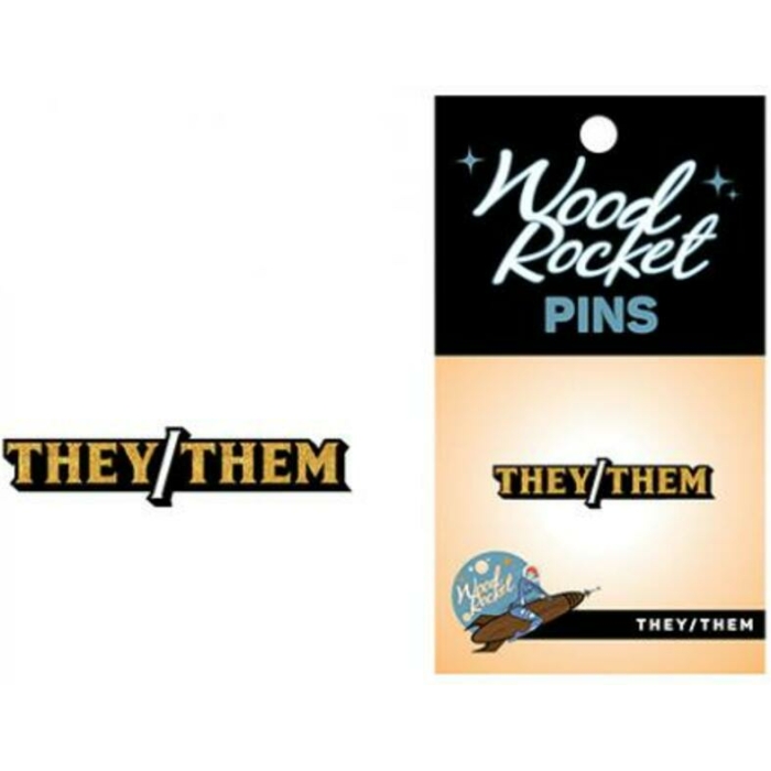 Pronoun  They/Them Pin - Image 1
