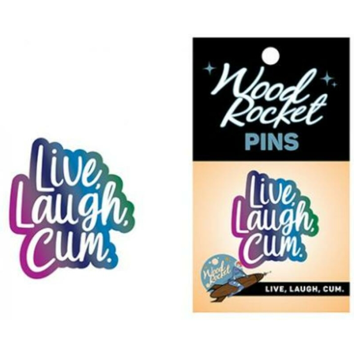 Live, Laugh, Cum Pin - Image 1