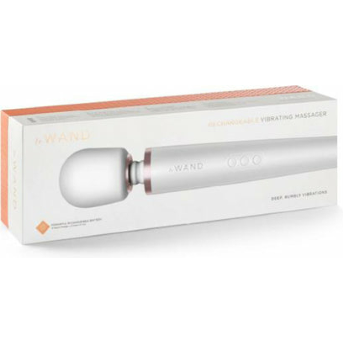 Le Wand Rechargeable Massager - Pearl White - Image 1