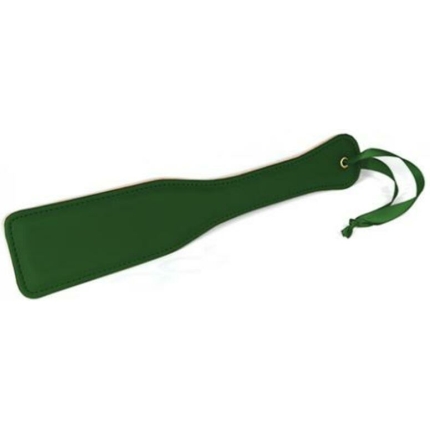 Spartacus Green Pu Paddle With Reverse Plush