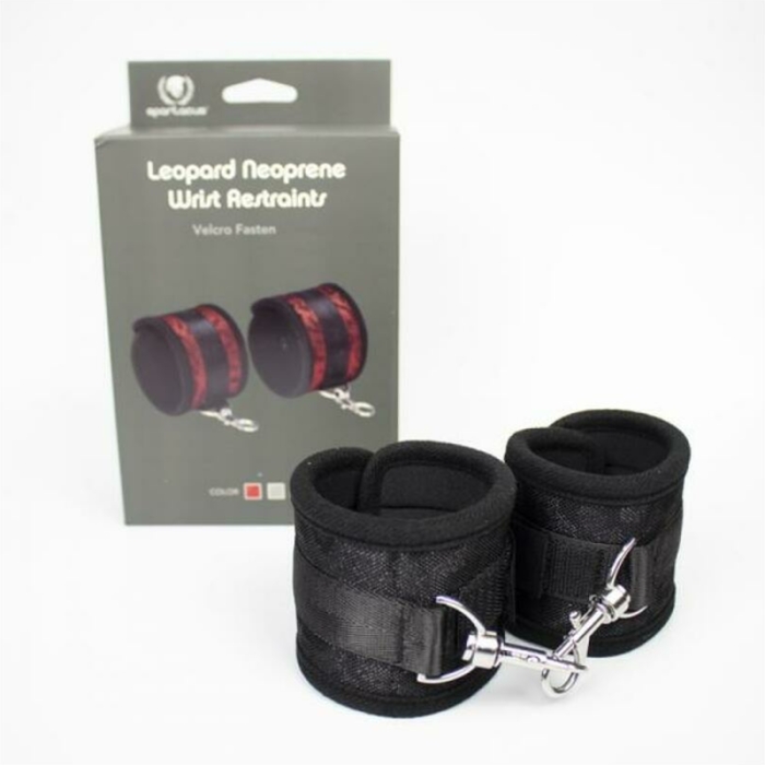 Spartacus Wrist Restraints Neoprene Black - Image 1