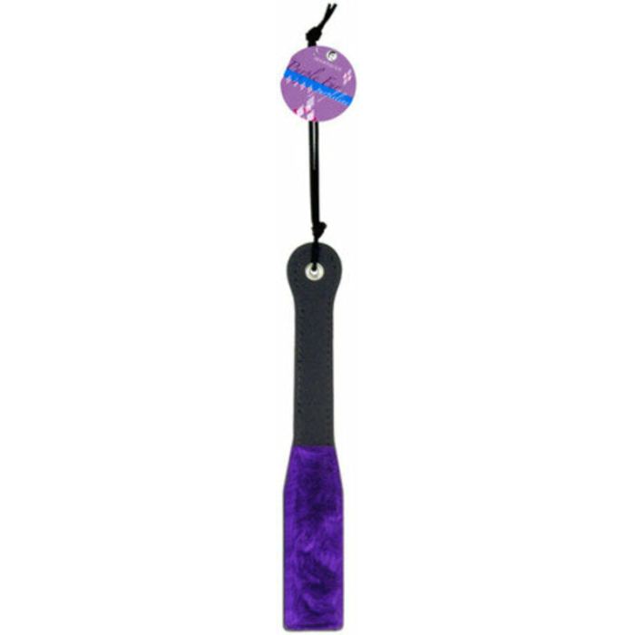 12 In. Paddle With Purple Faux Fur Lining - Image 1
