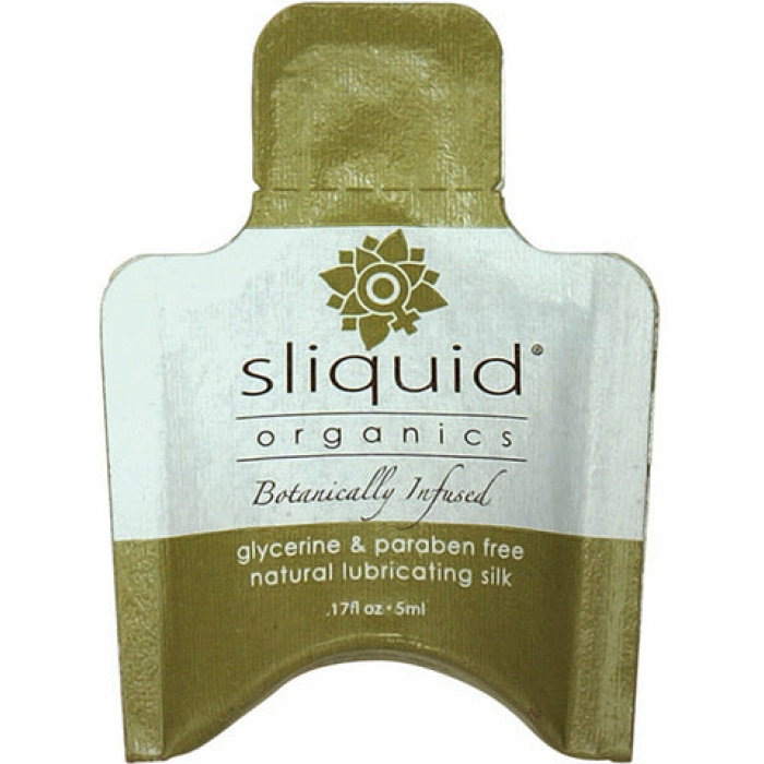 Sliquid organics silk lubricant - .17 oz pillow - Image 1