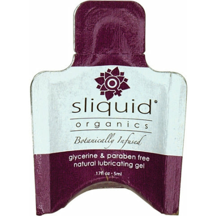 Sliquid organics natural lubricating gel - .17 oz pillow
