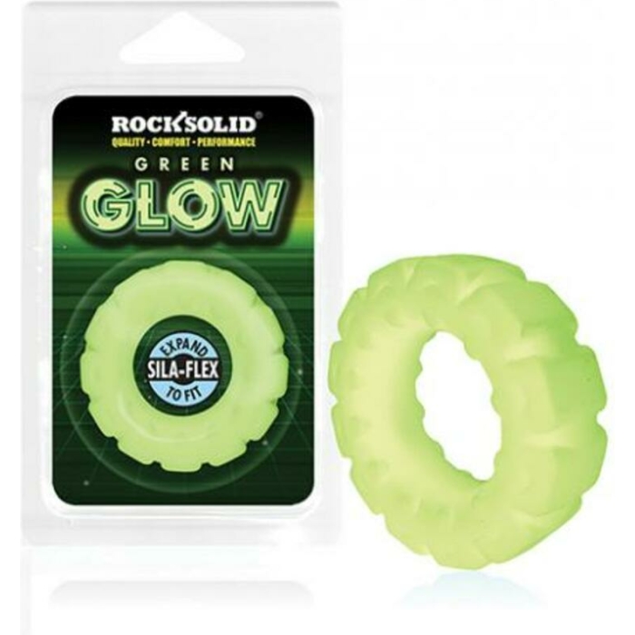 Rock Solid Sila-flex Glow-in-the-dark The Tire C-ring Green - Image 1