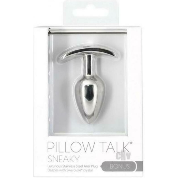 Pillow Talk Sneaky Steel Anal Plug - Image 1