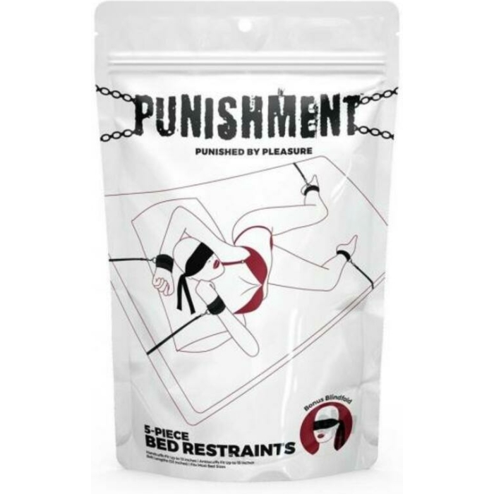 Punishment Bed Restraints 5pc - Image 1