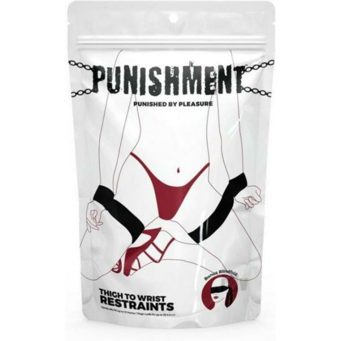 Punishment Thigh To Wrist Restraints - Image 1