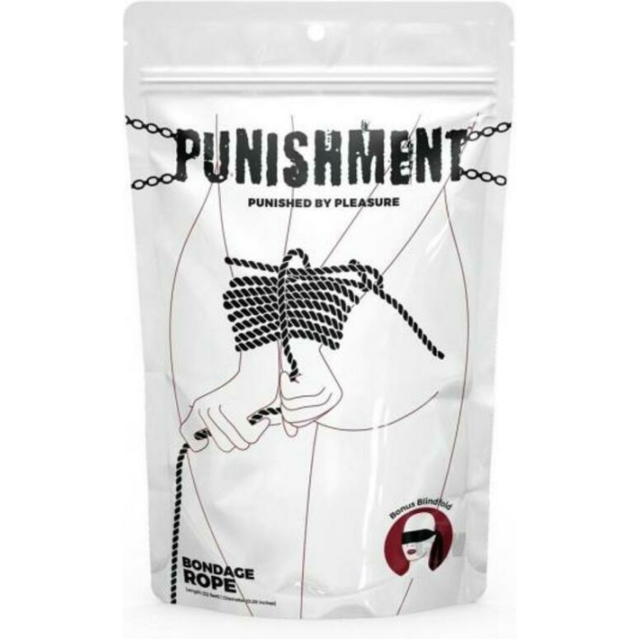 Punishment Bondage Rope Black - Image 1