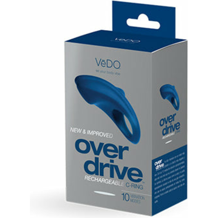 VeDO Overdrive Plus Rechargeable C Ring - Midnight Madness - Image 1