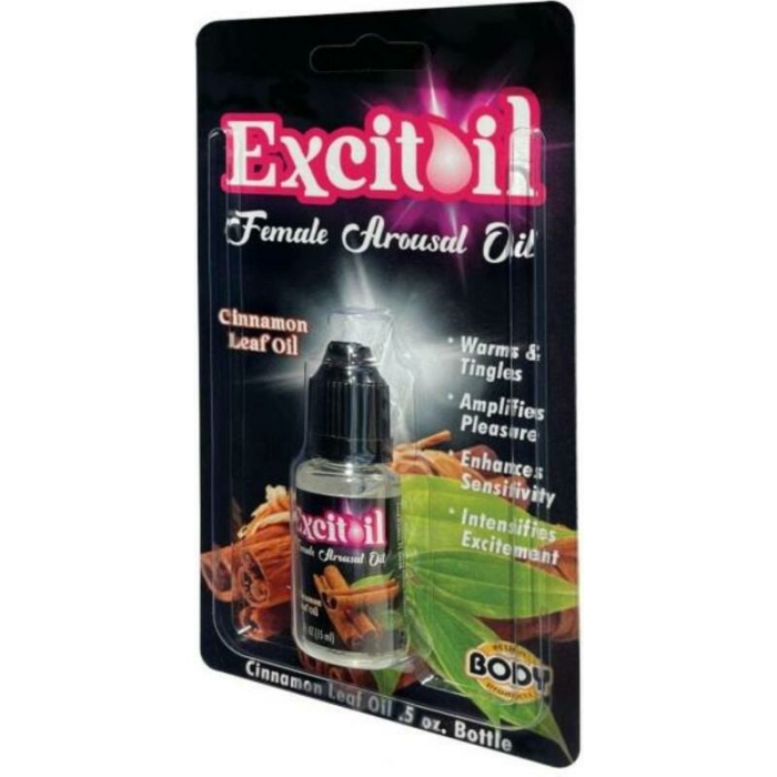 Excitoll Cinnamon Arousal Oil .5oz Card - Image 1