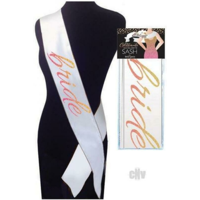 Glitterati Bride Sash - Image 1