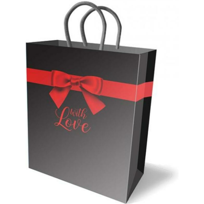Red Bow With Love Gift Bag - Image 1