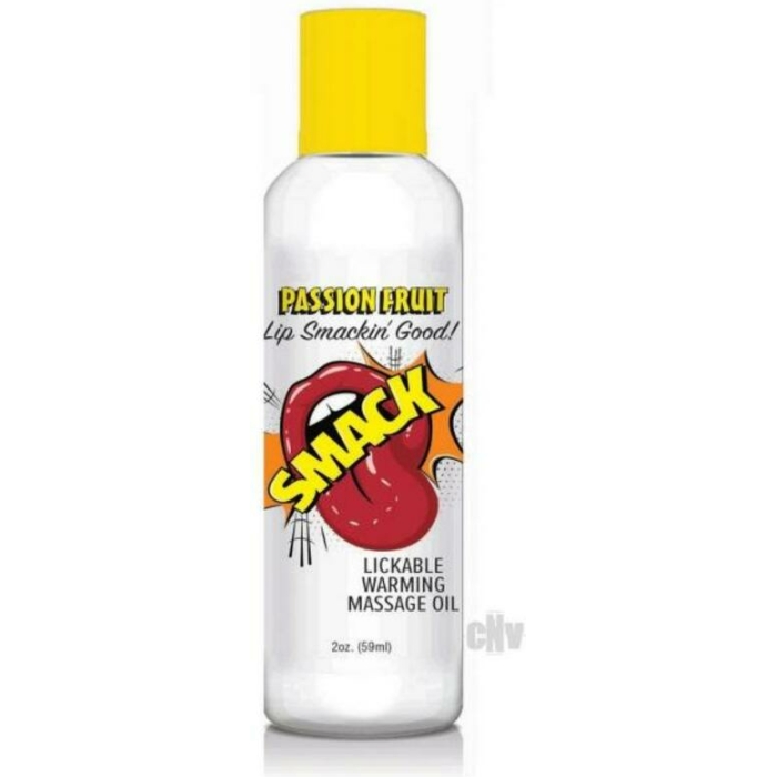 Smack Massage Oil Passion Fruit 2oz - Image 1