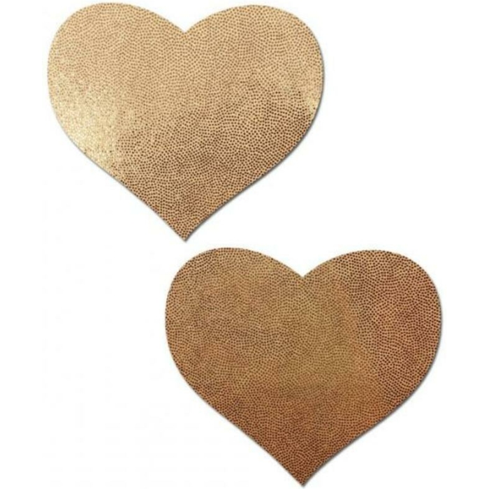 Pastease Love Liquid Rose Gold Heart Pasties - Image 1