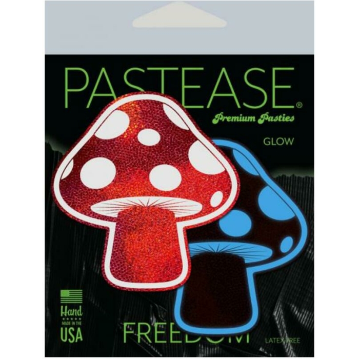 Pastease Mushroom Glow In The Dark Red & White - Image 2