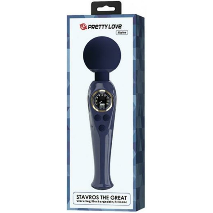 Pretty Love Skylar Led Digital Display Wand - Blue - Image 1
