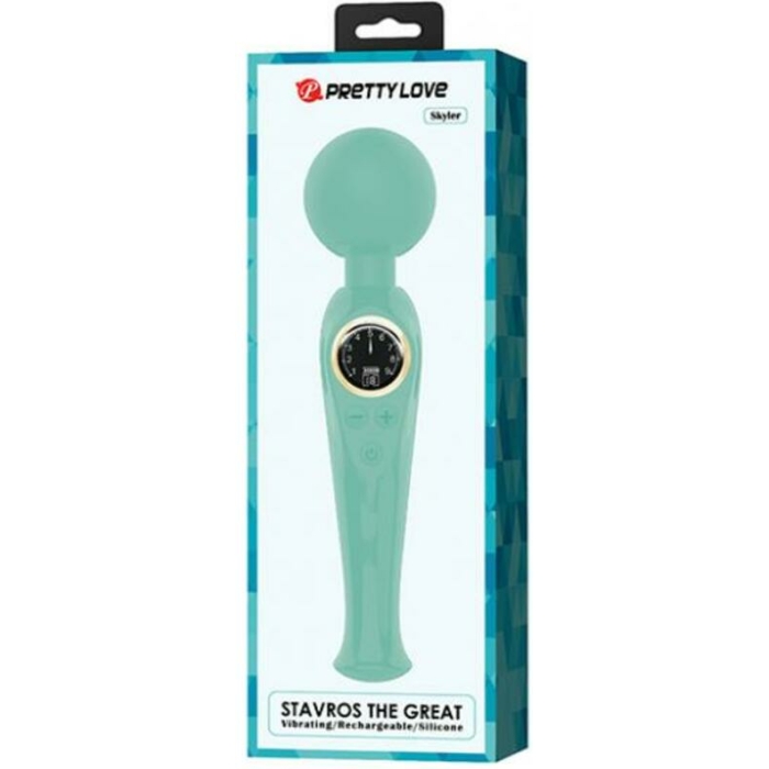 Pretty Love Skylar Led Digital Display Wand - Turquoise - Image 1