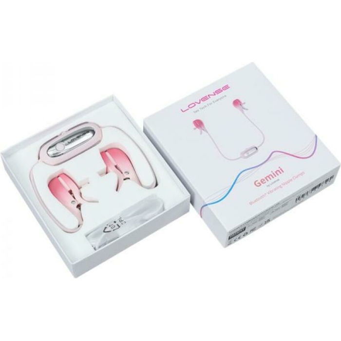 Lovense Gemini Vibrating Nipple Clamps - Image 1