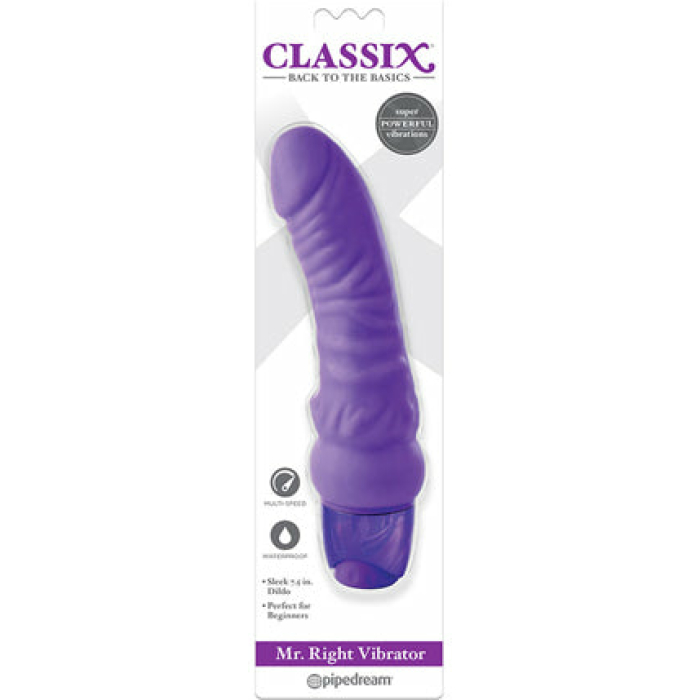 Classix Mr Right Vibrator - Purple - Image 1